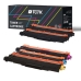 Multipack (4) Toners Multiple colors Compatible with Brother DCP, HL-L, MFC - Replaces TN-227 (TN227C) / TN-237 (TN237C)  / TN-247 (TN247C)  / TN-257 (TN257C)